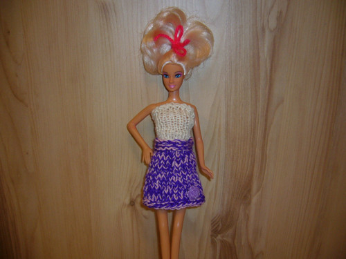 Barbie - fialová sukýnka