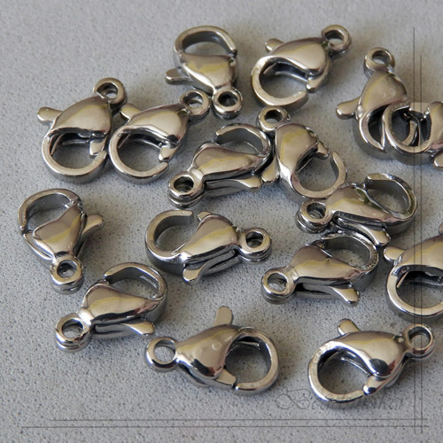 Zapínání karabinka, 10 mm, 2 ks, nerezová ocel