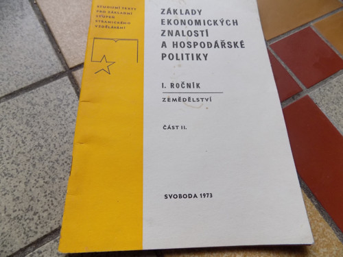 Základy ekonomických znalostí a hospodářské politi