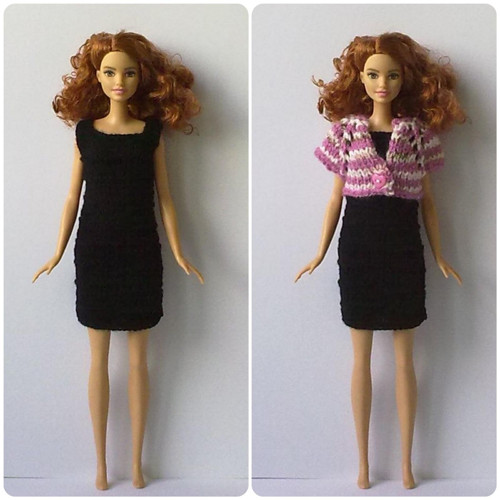 Oblečky pro Barbie - šaty , bolerko — foto 1