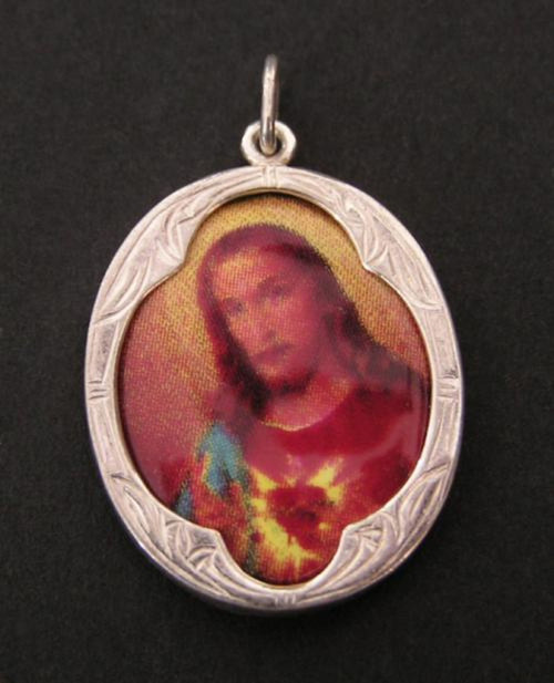 Laudatur Jesus Christus - stříbrný přívěsek