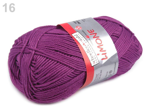 Pletací příze 50 g Limone -Amethyst
