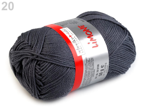 Pletací příze 50 g Limone -Dark Slate
