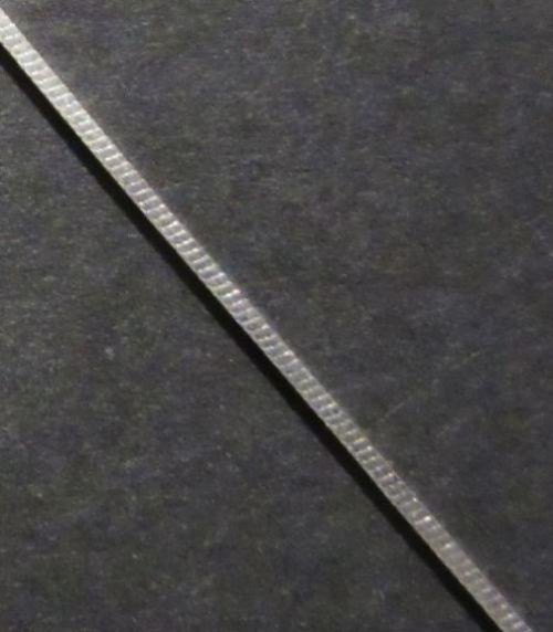Tenký placatý řetízek - 17cm