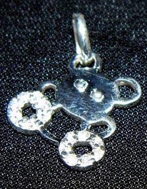 Méďa - přívěsek ze stříbra — foto 1