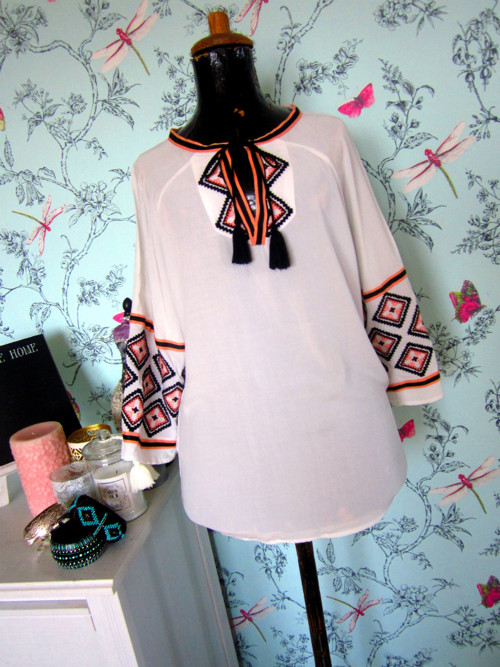 Tunika rustic boho vyšívaná — foto 1