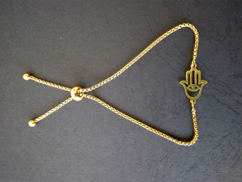 Náramek RUKA FÁTIMY gold — foto 1