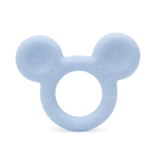 Kousátko silikonové MICKEY 80mm (1ks) - baby blue