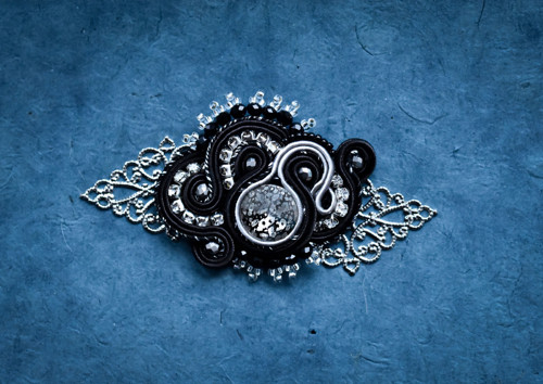 Soutache brož na sako nebo kabát