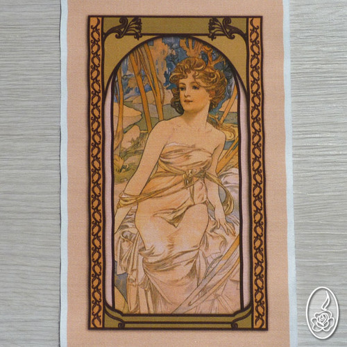 Látkový obrázek A.Mucha - Probuzení — foto 1