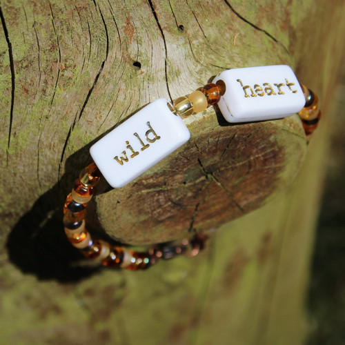 Wild heart (náramek korálky) — foto 1