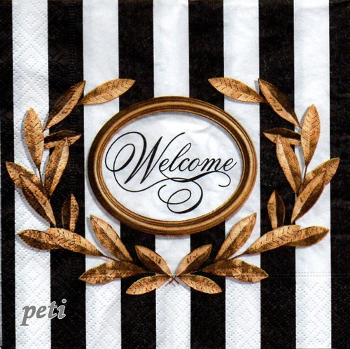 Ubrousek proužek WELCOME — foto 1