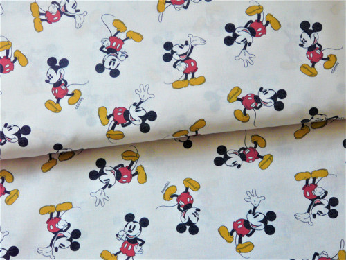 Mickey Mouse na bílé