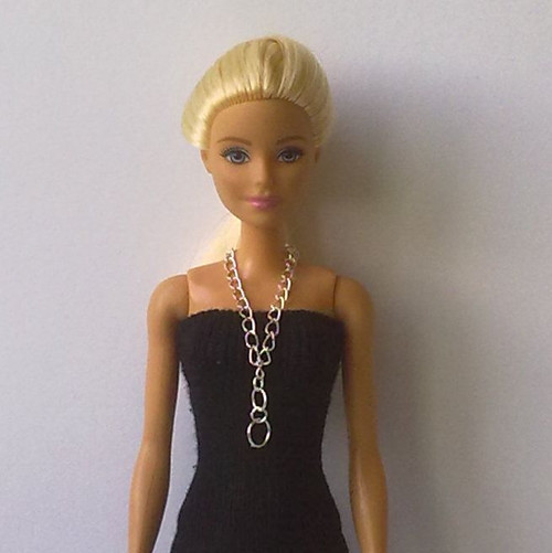 Šperky pro Barbie - řetízkový náhrdelník — foto 1