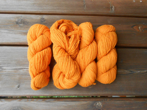 Příze tmavě oranžová 340 g — foto 1