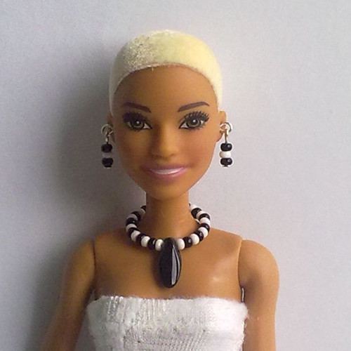 Šperky pro Barbie - náhrdelník, náušnice