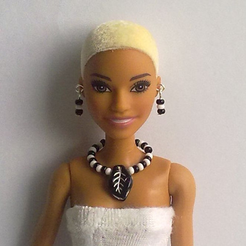 Šperky pro Barbie - náhrdelník, náušnice