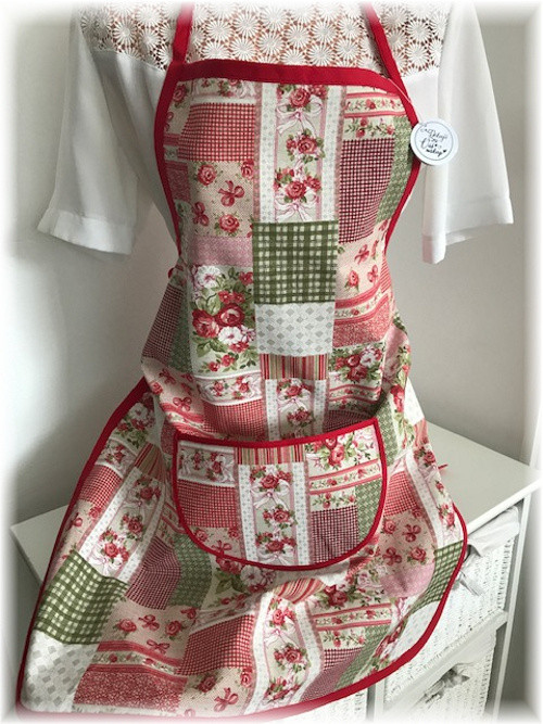 Kuchyňská zástěra "VENKOVSKÝ PATCHWORK"