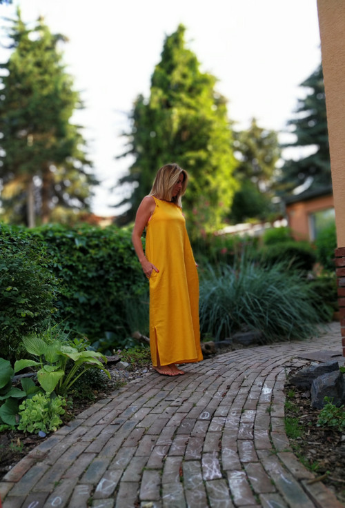 Lněné maxi — foto 1