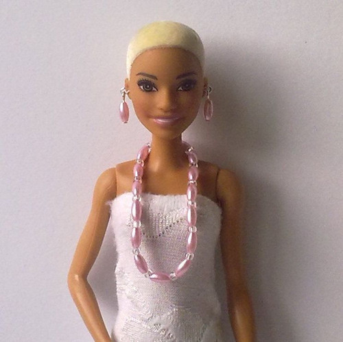 Šperky pro Barbie - náhrdelník, náušnice — foto 1