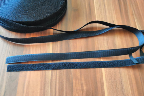 Metráž Černý Suchý Zip 20 Mm Komplet