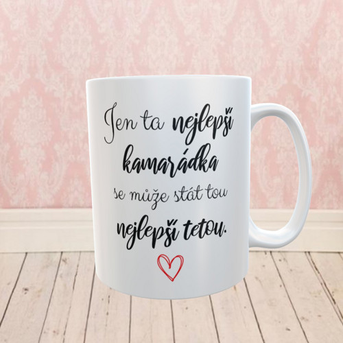 Hrneček Oznámení těhotenství kamarádce