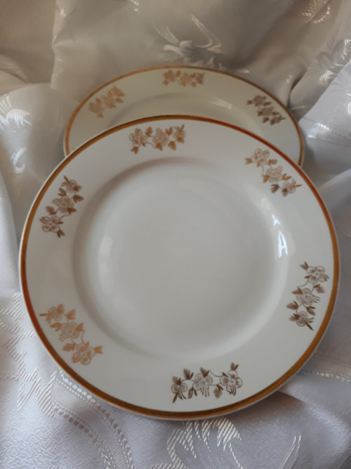 Mělký porcelánový talíř...