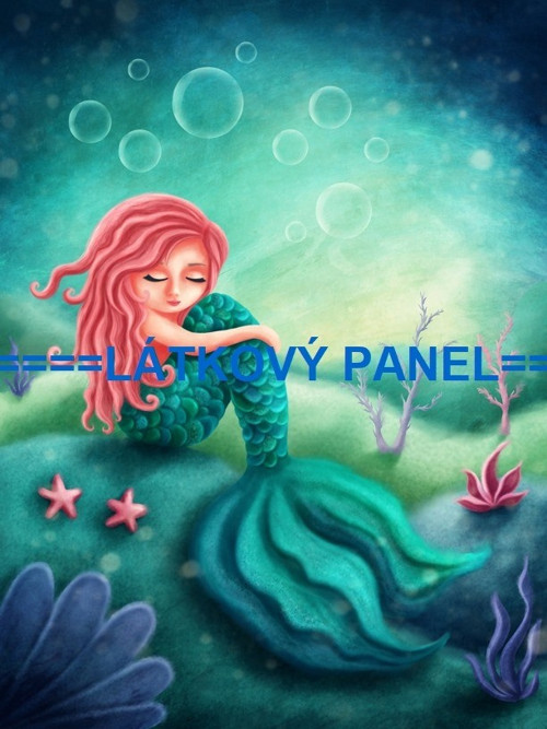 Úpletový panel Mořská víla 26x35 cm