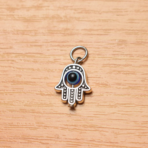 Ruka - hamsa - starostříbro - 22mm x 13mm
