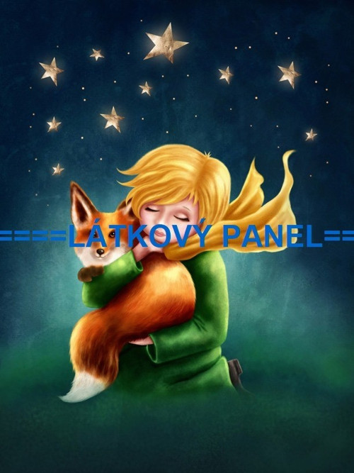 Softshellový panel Malý princ 22x30 cm - skladem