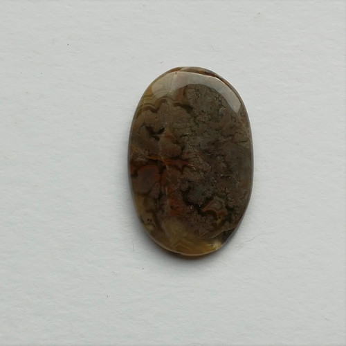 Achát 82 kabošon 42 x 28 x 5 mm