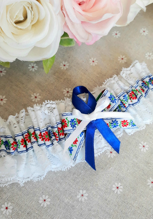 KROJOVÝ Podvazek folklór