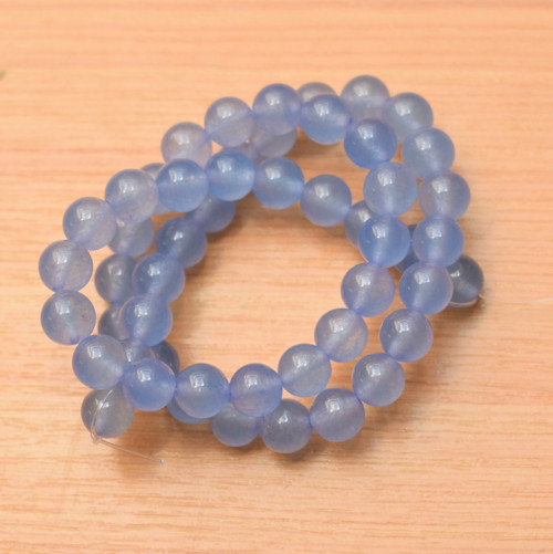 Jadeit 8 mm - 5 kusů