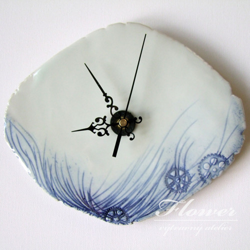Porcelánové hodiny č. 5