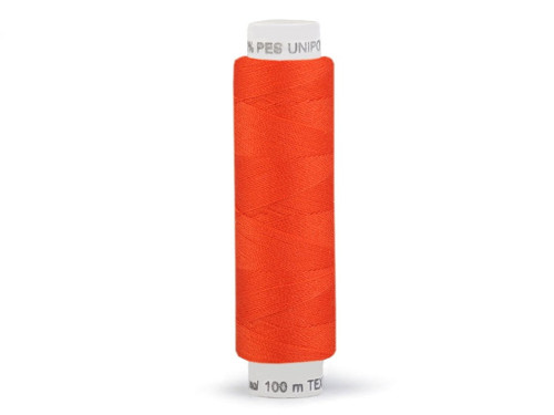 Polyesterové nitě návin 100m - Red Orange 226 — foto 1