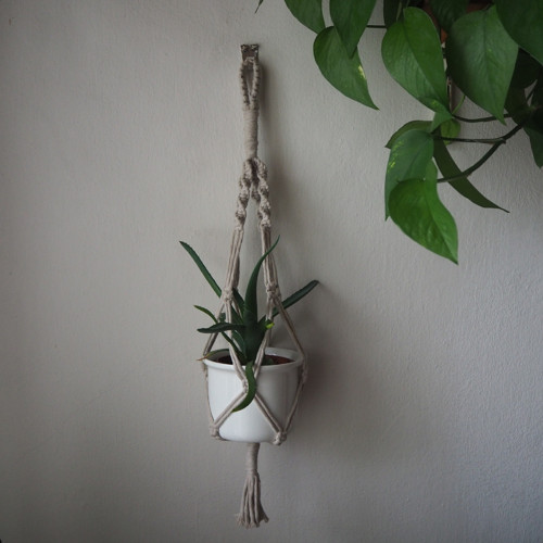 Set macramé květináčů 3 ks — foto 1