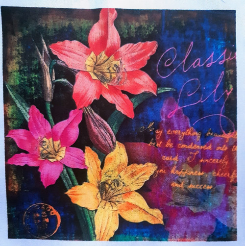 Bavlněný panel 15x15 cm - skladem