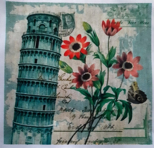Bavlněný panel 15x15 cm - skladem