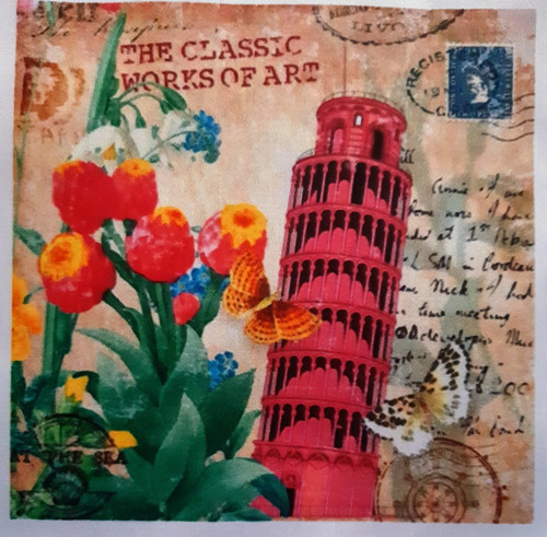 Bavlněný panel 15x15 cm - skladem — foto 1