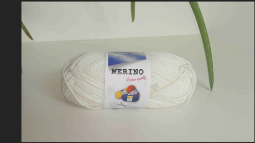 Příze Merino bílá