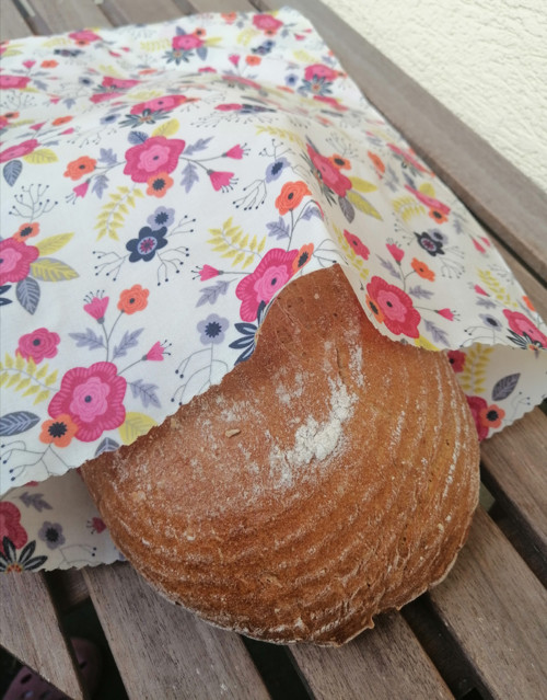 Chlebobal- Pytlík na chleba - Kvítky — foto 1