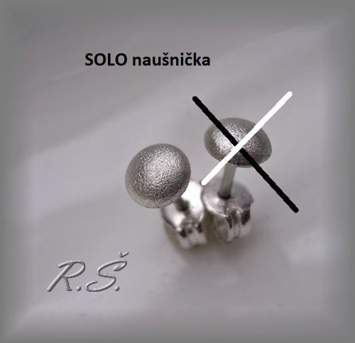 SOLO 1 ks HŘÍBEK 5 mm bez PODLETOVÁNÍ .PUZETY