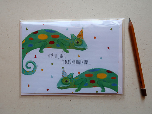 Narozeninové přání- Chameleoni — foto 1