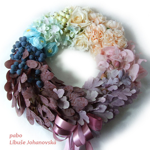 Věnec "Rainbow pastels" (331) — foto 1
