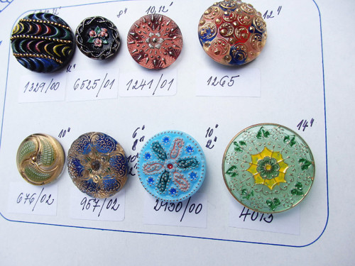 Czech Glass Buttons č.10 — foto 1