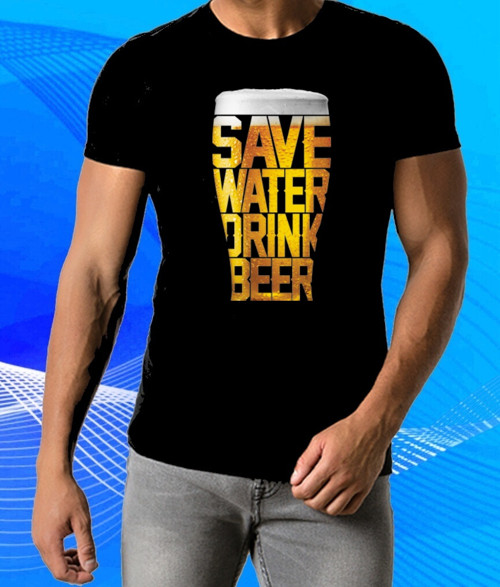 Tričko Šetři vodu pij pivo