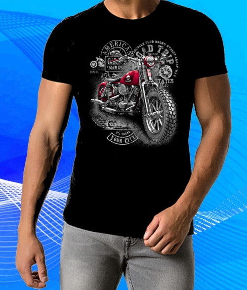 Tričko s motorkou American Motorcycle Club