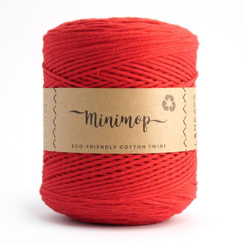 MINIMOP Macramé 2,5mm (500m) - RED 64 — foto 1