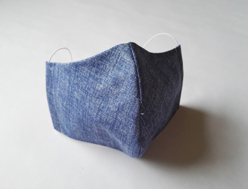 Rouška JEANS modrá — foto 1