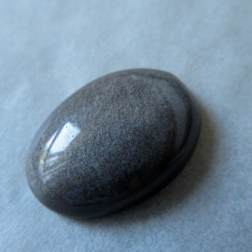 Stříbrný obsidián kabošon, č.6 — foto 1